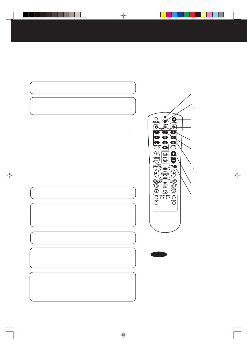 Universal remote control, 42 setting up your components, Changing volume lock | 2 d 1 c | Panasonic PV-HS3000 User Manual | Page 42 / 60