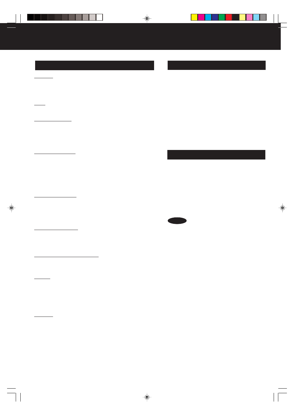 Specifications & information, Resetting hard disk recorder specifications, Screen burn in | Panasonic PV-HS3000 User Manual | Page 53 / 60