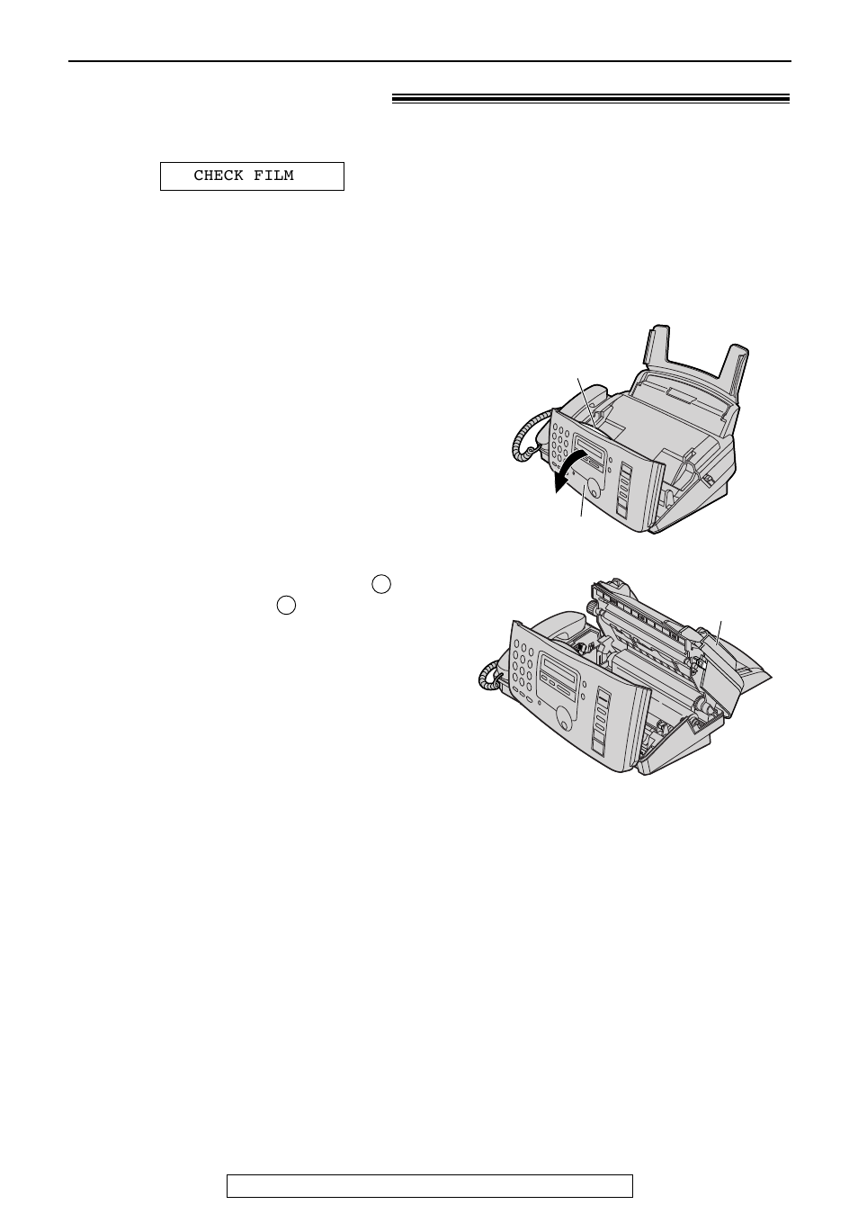 Ink film, Replacing the ink film | Panasonic KX-FP81 User Manual | Page 64 / 76