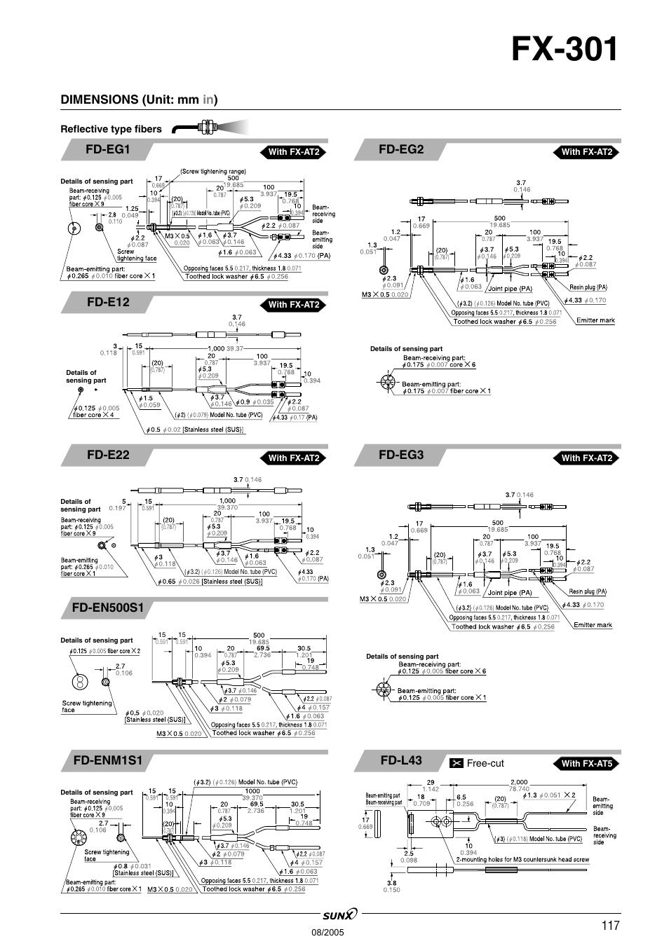 Fx-301 | Panasonic Digital Fiber Sensor FX-301 User Manual | Page 50 / 66