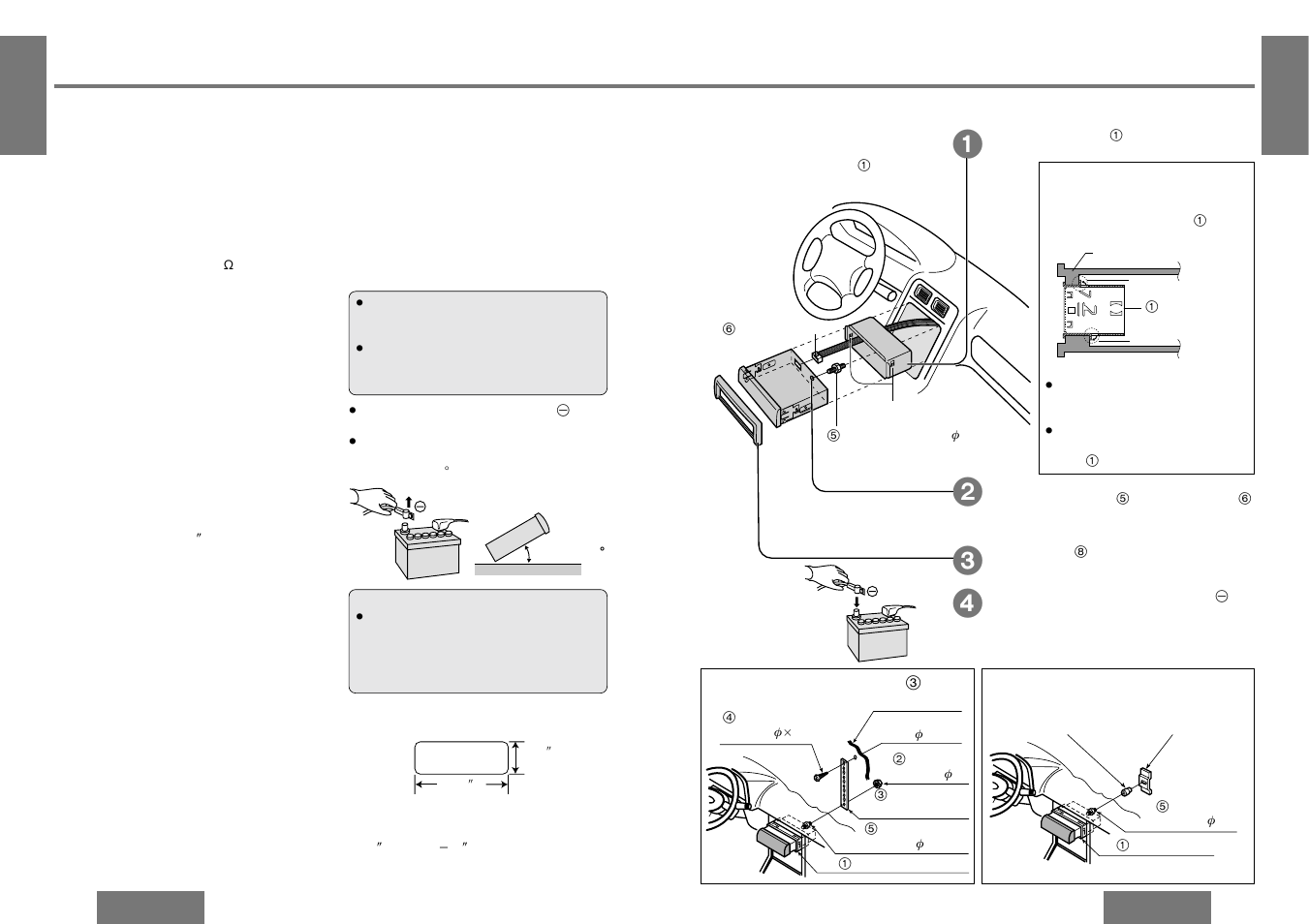 Installation guide | Panasonic CQ-DFX572U User Manual | Page 24 / 28