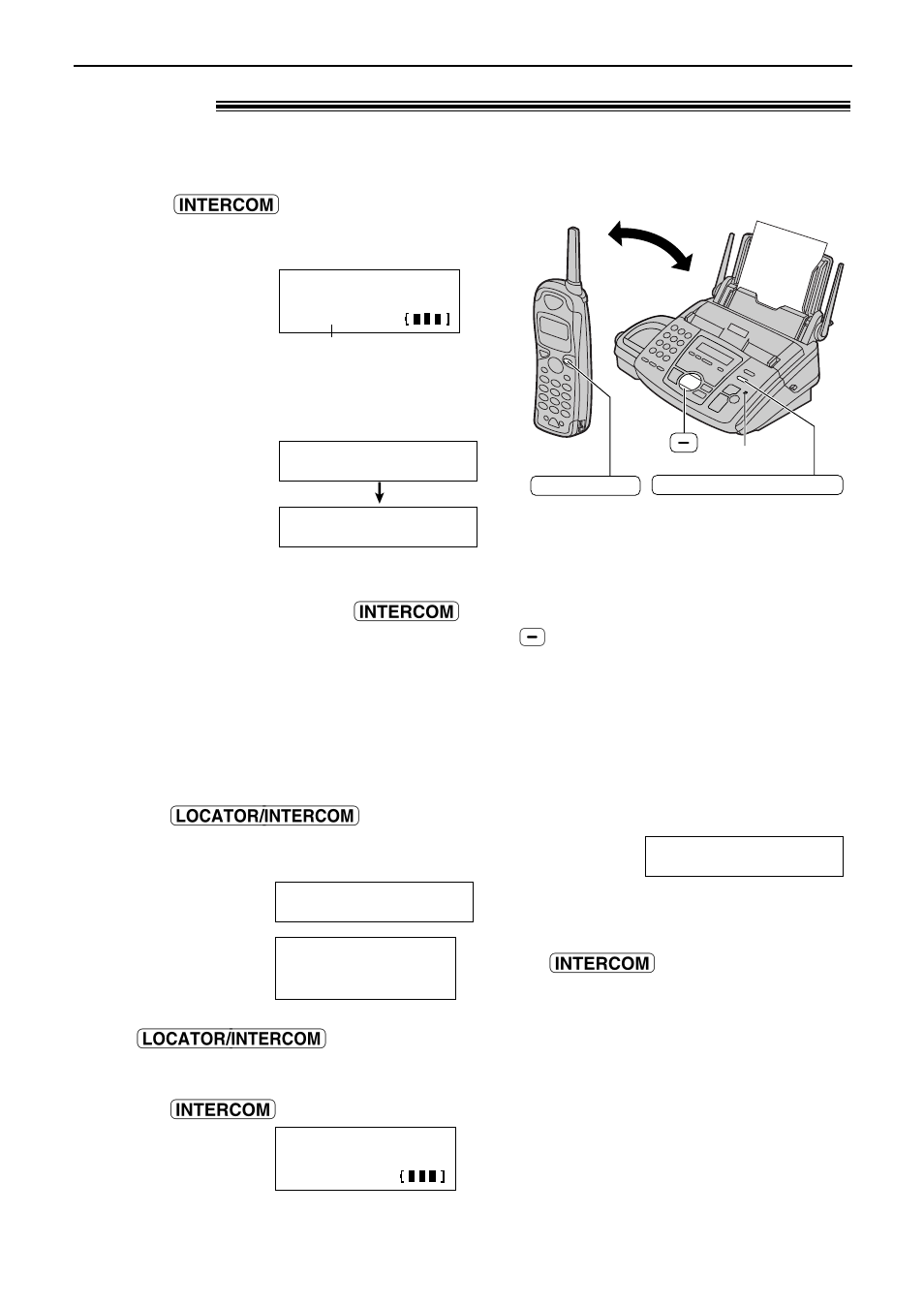 Intercom, Making and answering calls, Intercom ) | Paging the handset from the base unit, Paging the base unit from the handset | Panasonic KX-FC175AL User Manual | Page 26 / 96