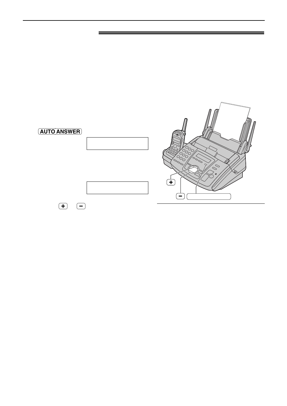 Answering device, Setup, Setting up the voice and fax message reception | Panasonic KX-FC175AL User Manual | Page 56 / 96