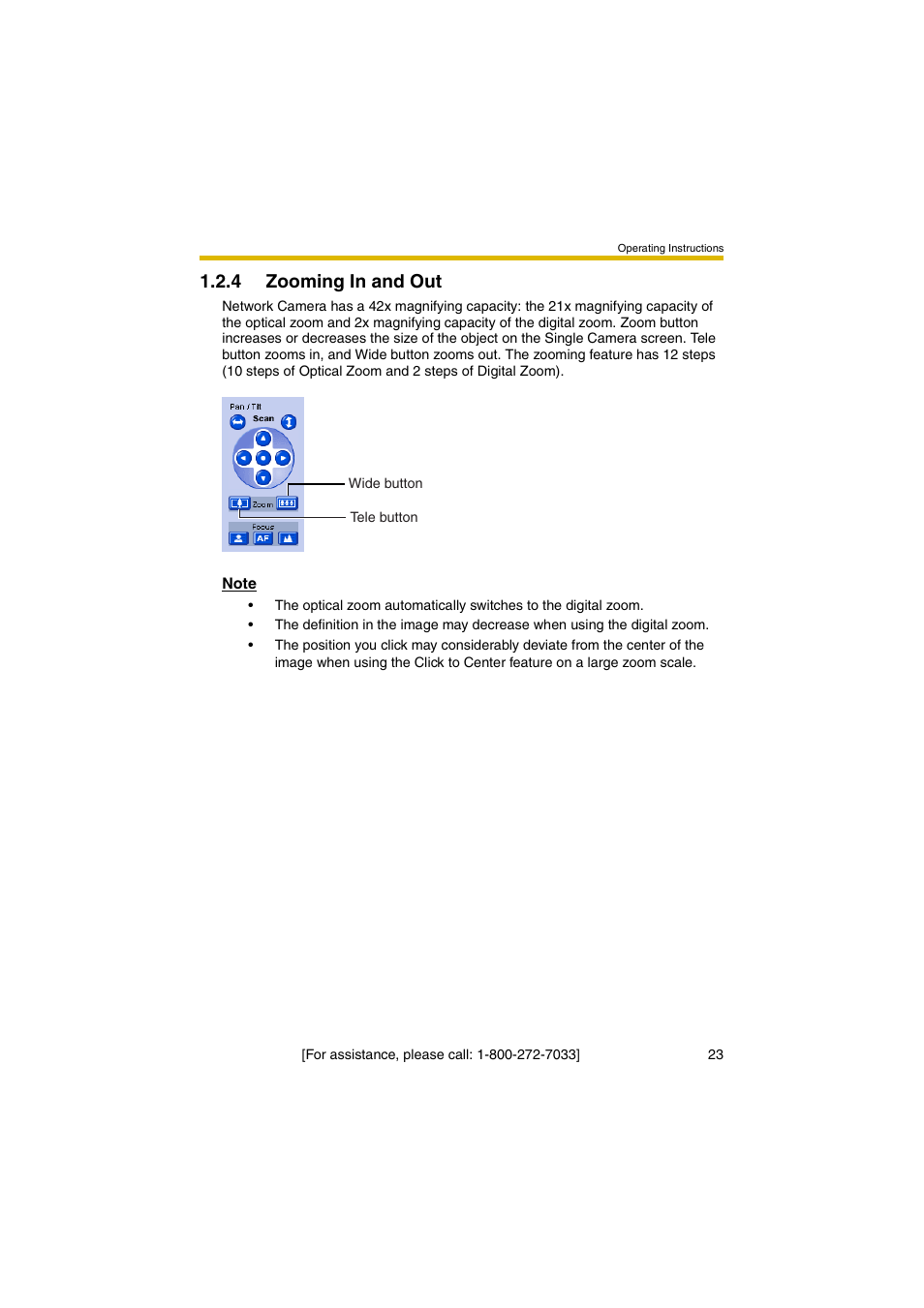 4 zooming in and out | Panasonic KX-HCM280A User Manual | Page 23 / 148