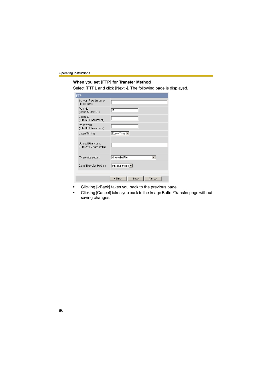 E 86) | Panasonic KX-HCM280A User Manual | Page 86 / 148