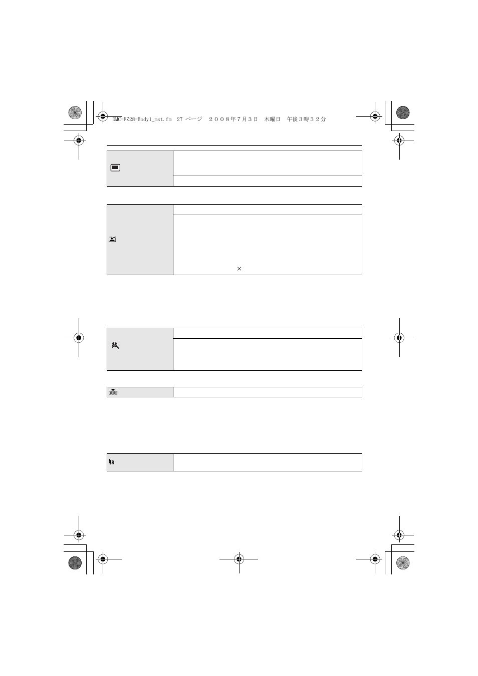 Panasonic DMC FZ 28 User Manual | Page 27 / 160