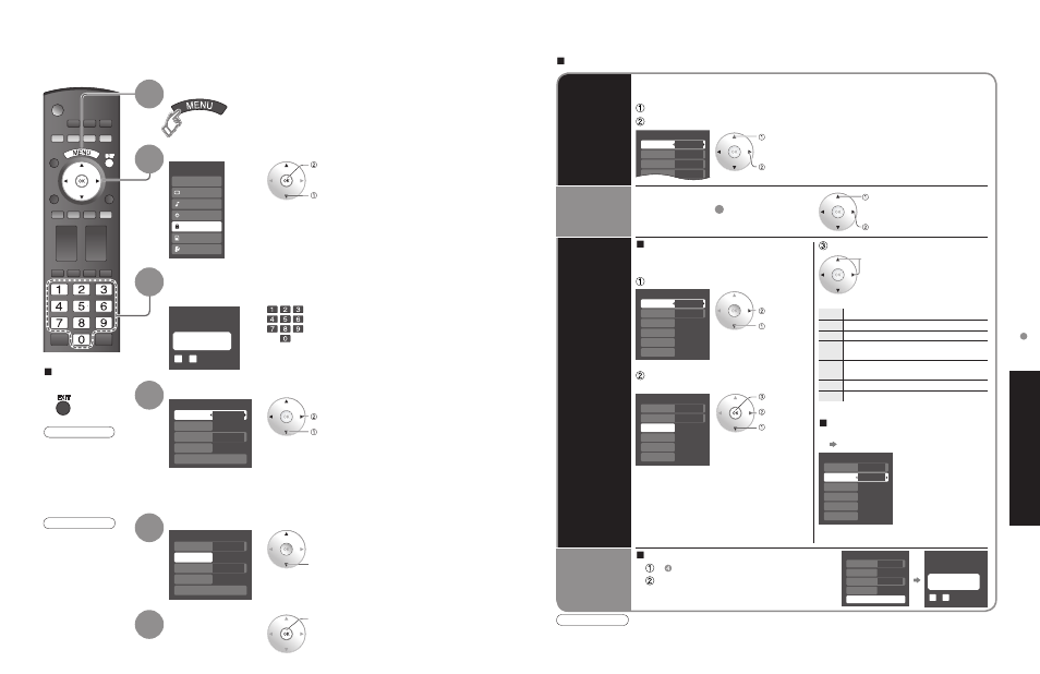 Lock, Advanced, Display menu select “lock | Input your 4-digit password, Select the lock mode, Channel lock program lock, Select the item, Game lock, Change password | Panasonic TC 32LX700 User Manual | Page 30 / 55