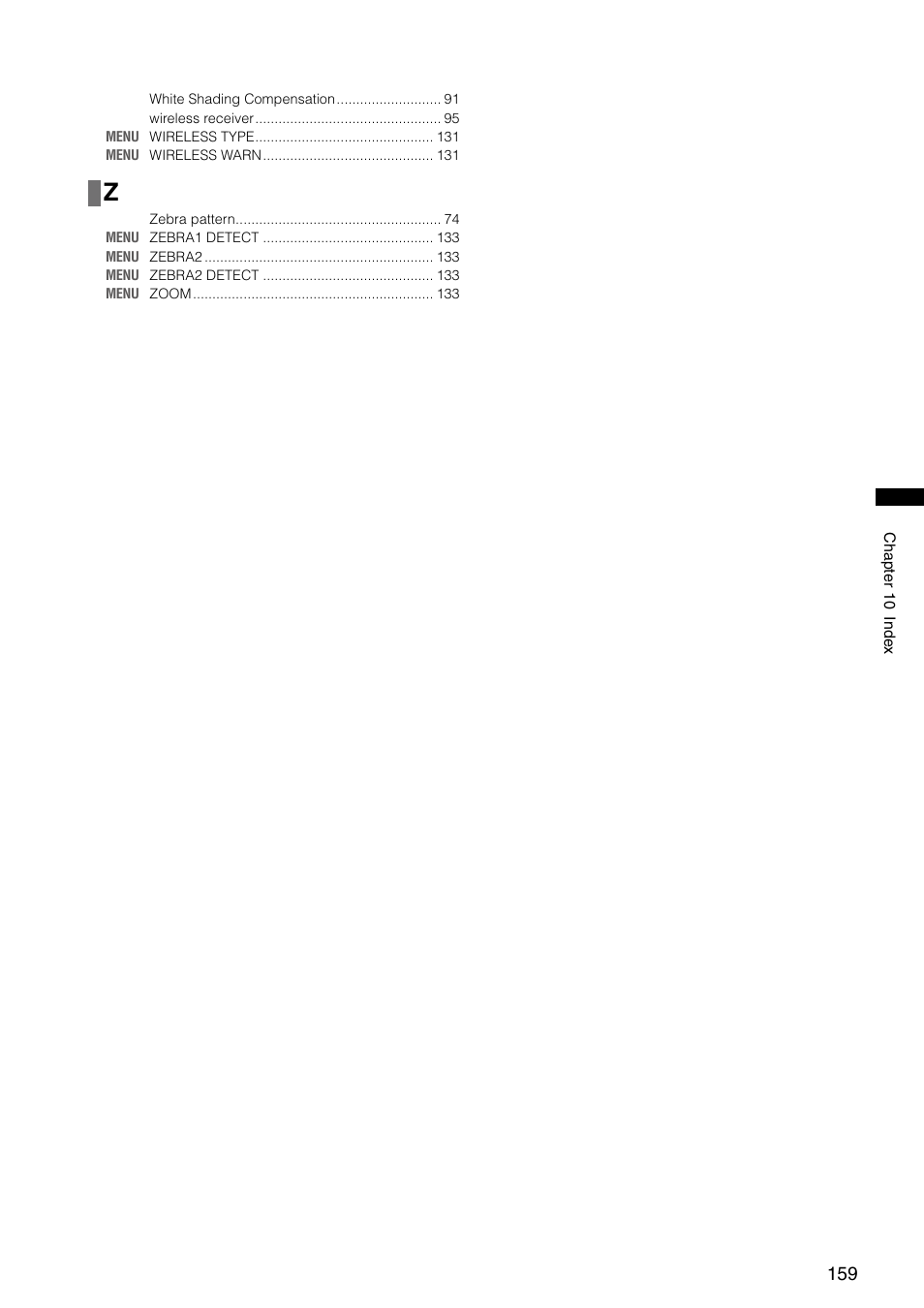 Panasonic AG-HPX300P User Manual | Page 159 / 166