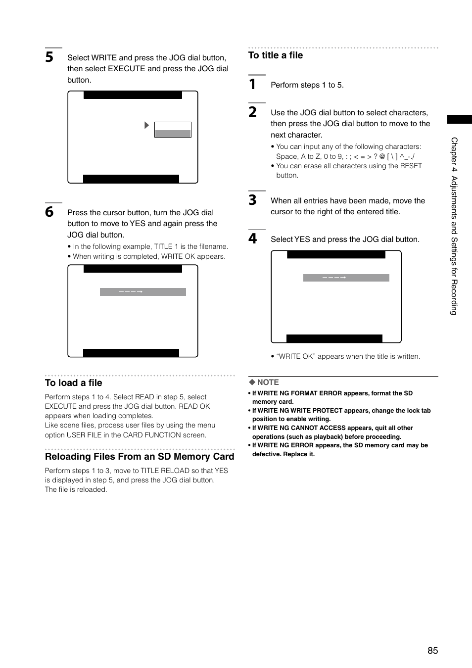 Panasonic AG-HPX300P User Manual | Page 85 / 166
