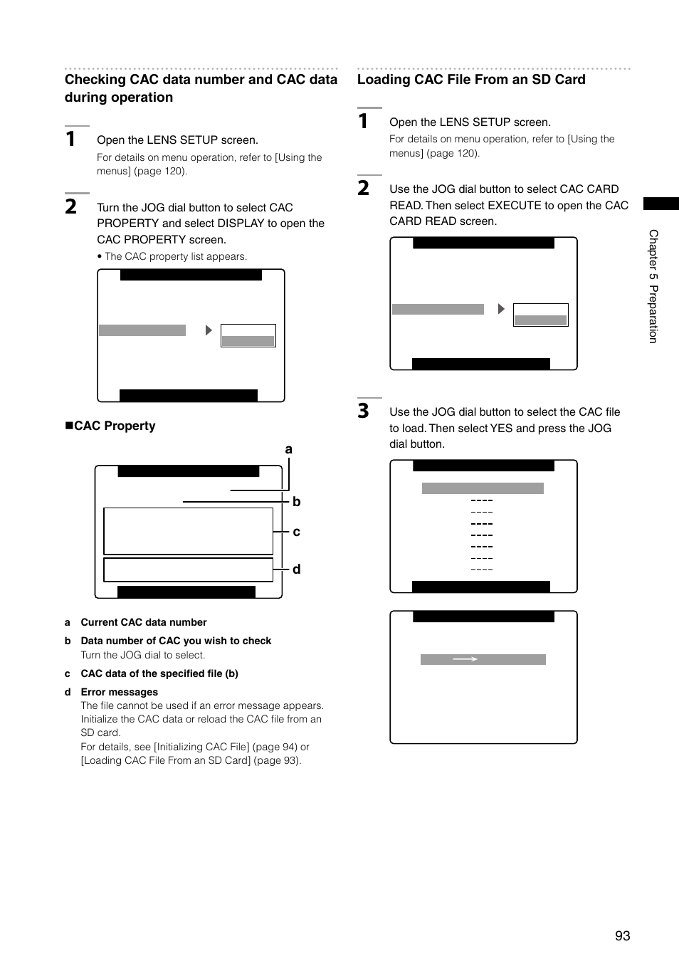 Panasonic AG-HPX300P User Manual | Page 93 / 166