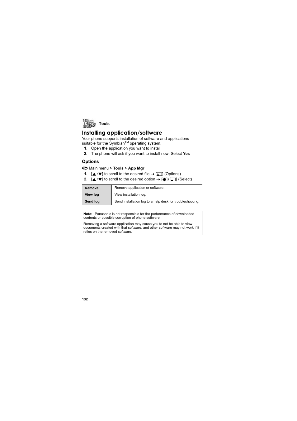 Installing application/software | Panasonic EB-X800 User Manual | Page 135 / 194