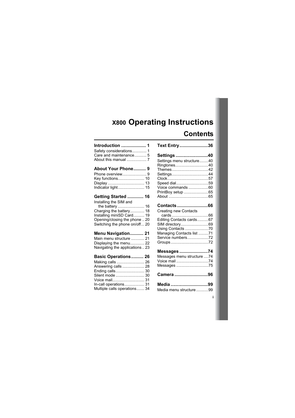 Panasonic EB-X800 User Manual | Page 2 / 194