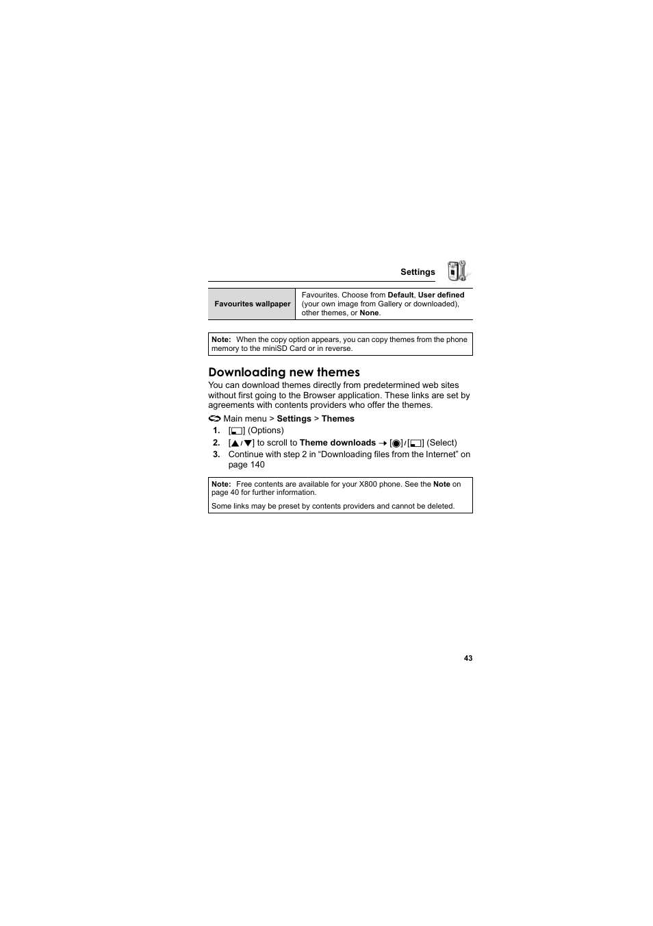 Downloading new themes | Panasonic EB-X800 User Manual | Page 46 / 194