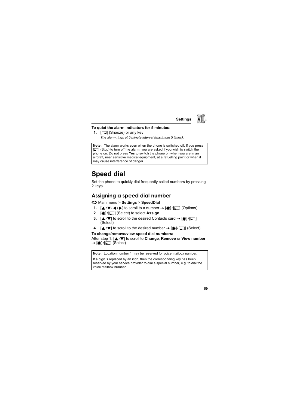 Speed dial, Assigning a speed dial number | Panasonic EB-X800 User Manual | Page 62 / 194