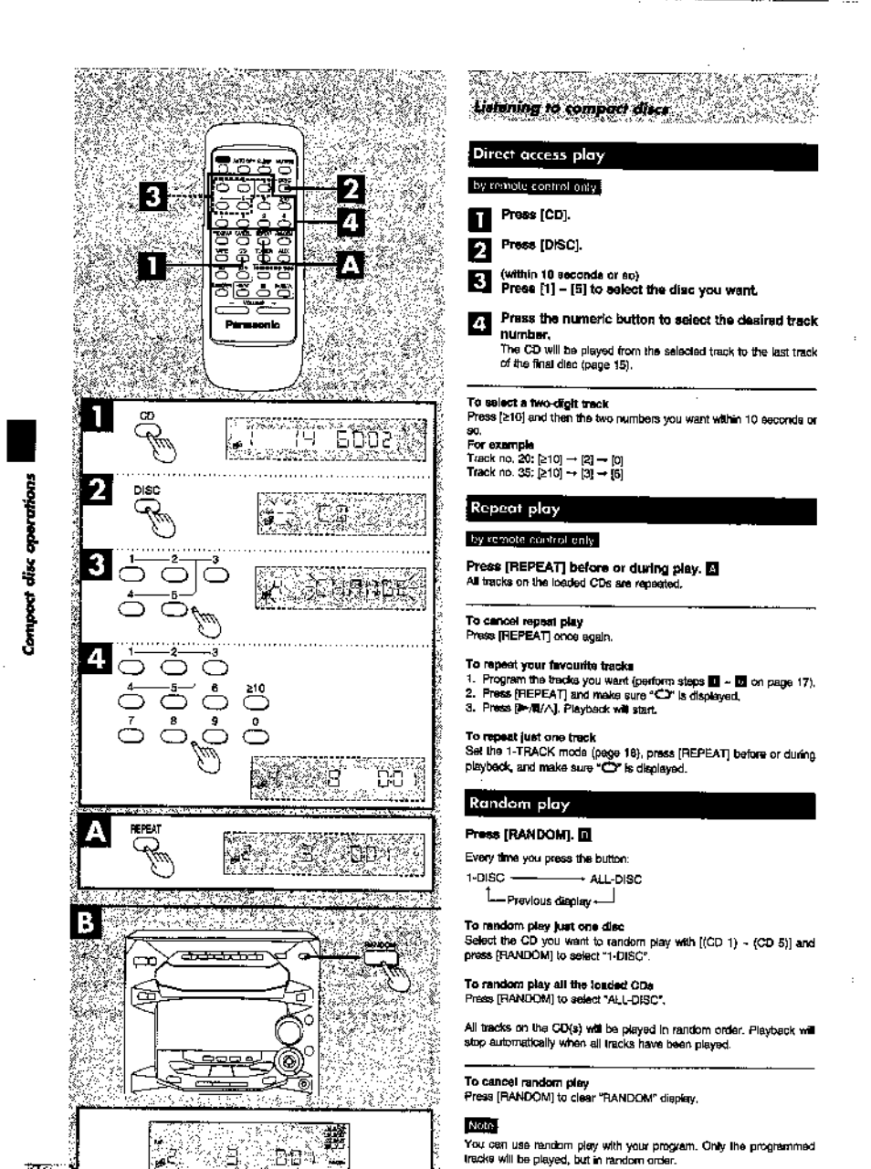 О о о о, О 0.0 о, Ьш:флш:т | Panasonic SC-AK28 User Manual | Page 16 / 32