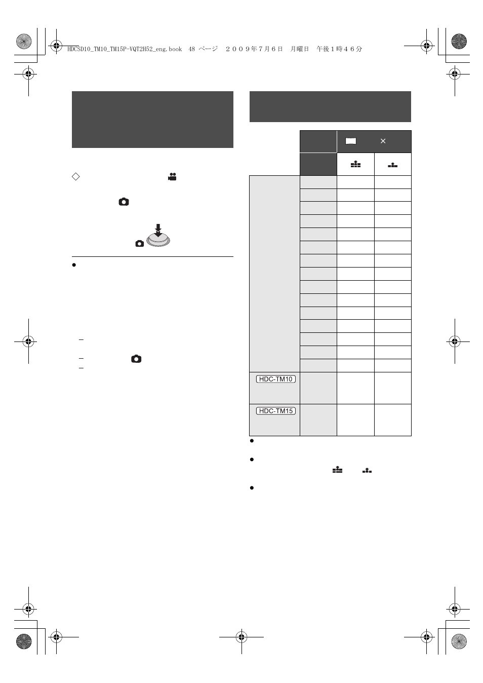 Panasonic VQT2H52 User Manual | Page 48 / 152