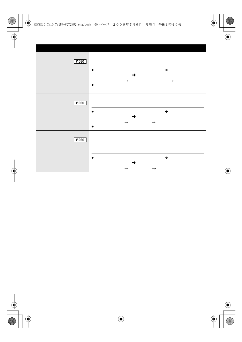 Panasonic VQT2H52 User Manual | Page 60 / 152