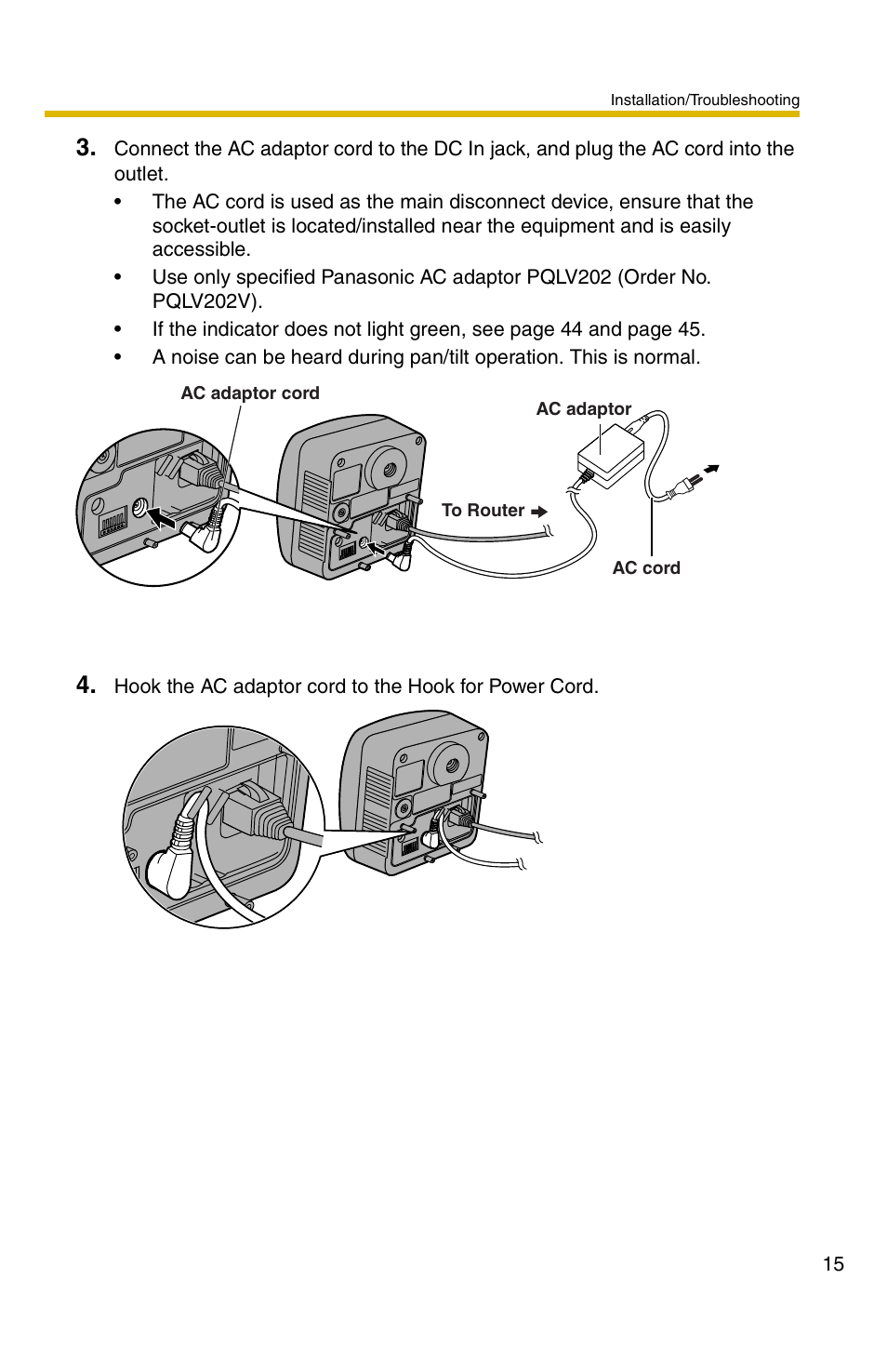 Panasonic BB-HCM331 User Manual | Page 15 / 64