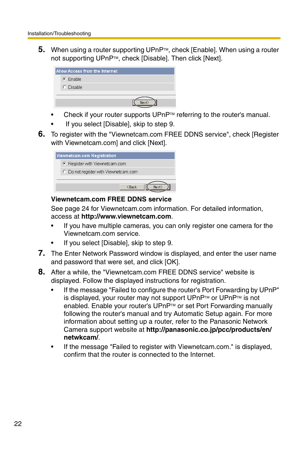 Panasonic BB-HCM331 User Manual | Page 22 / 64
