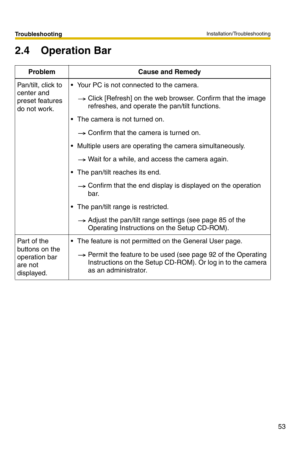 4 operation bar | Panasonic BB-HCM331 User Manual | Page 53 / 64