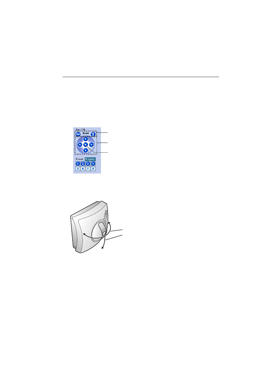 2using pan/tilt operation, Ge 43 fo, E 43 | 2 using pan/tilt operation | Panasonic KX-HCM10 User Manual | Page 43 / 122