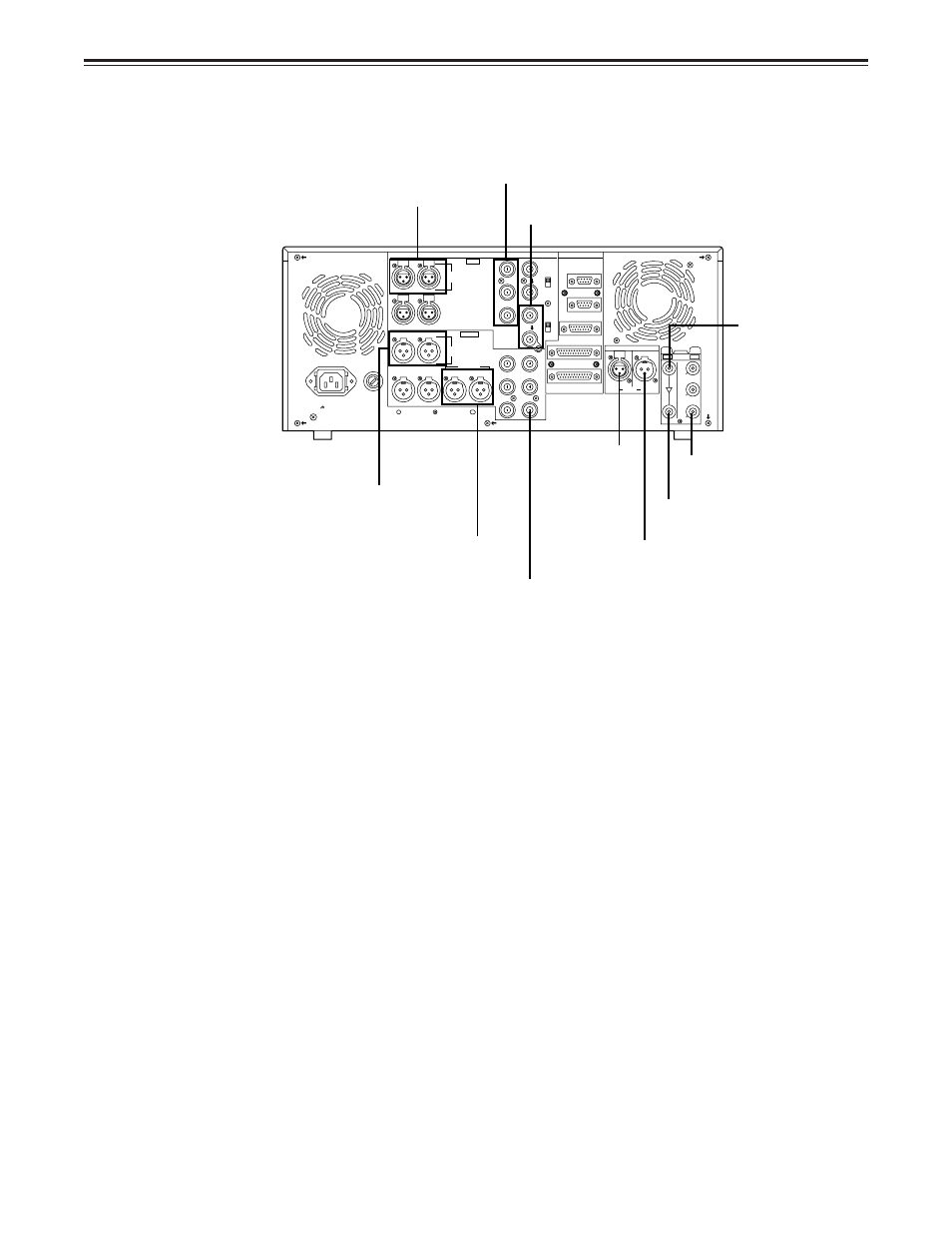 Connections when one unit is used, Set the control switch on the front panel to local | Panasonic AJ-D850P User Manual | Page 19 / 102