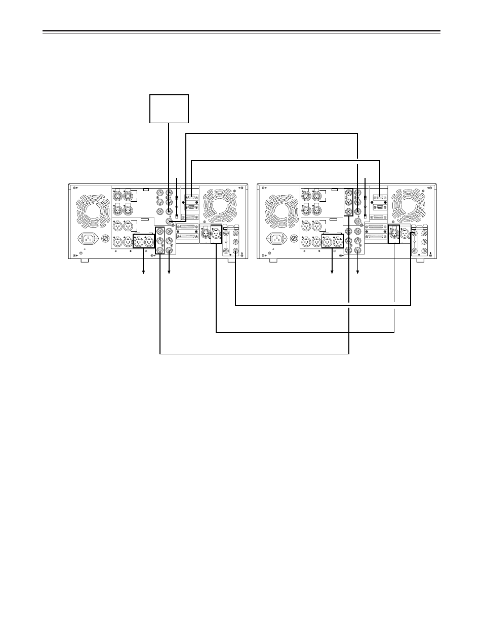 Connections when 2 units are used, Deck to deck), Off on reference signal generator | Panasonic AJ-D850P User Manual | Page 20 / 102