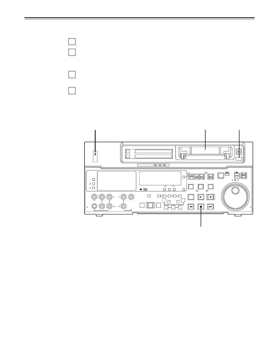 Switching on the power/inserting the cassette, Turn on the power | Panasonic AJ-D850P User Manual | Page 24 / 102