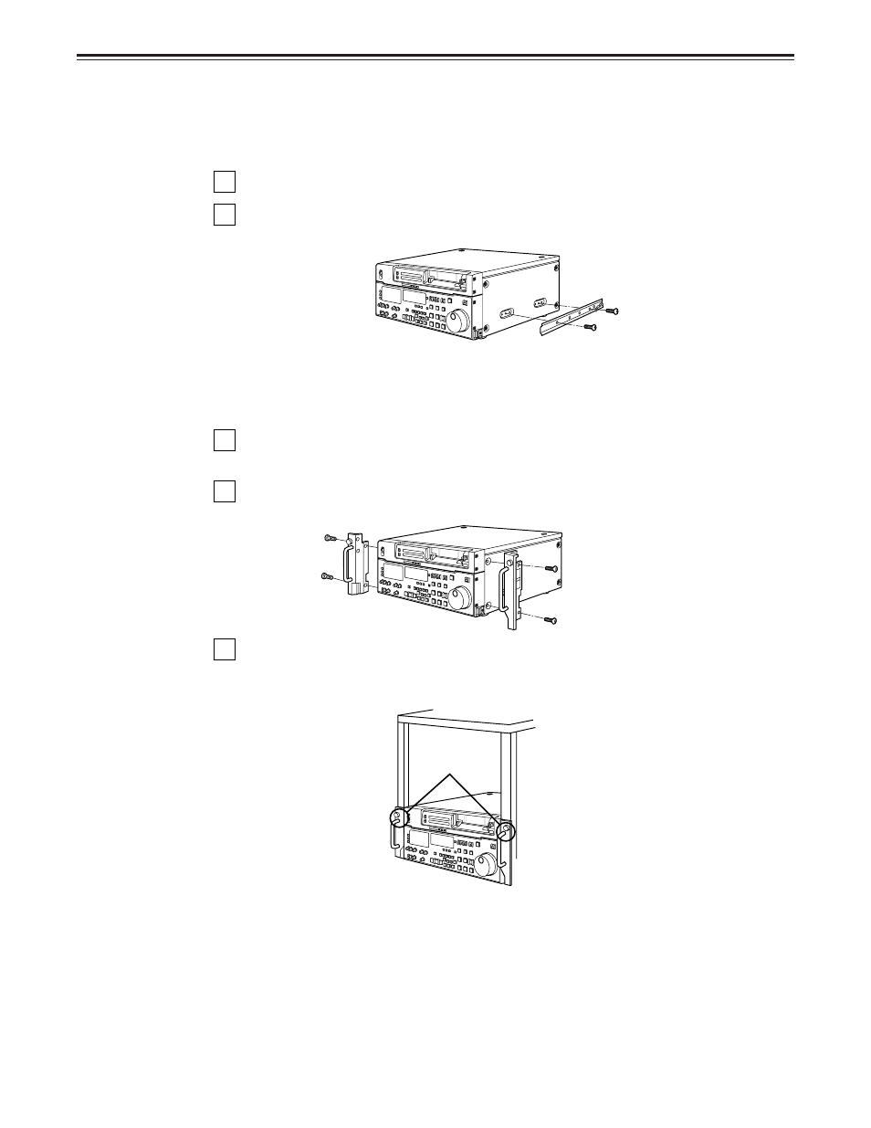 Rack mounting | Panasonic AJ-D850P User Manual | Page 86 / 102