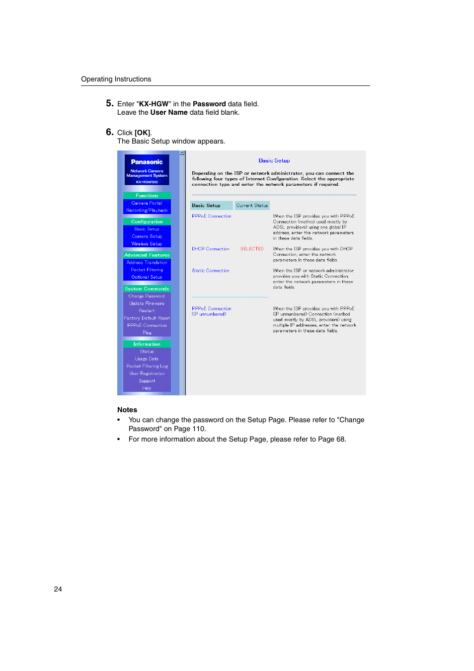 Panasonic KX-HGW600 User Manual | Page 24 / 152