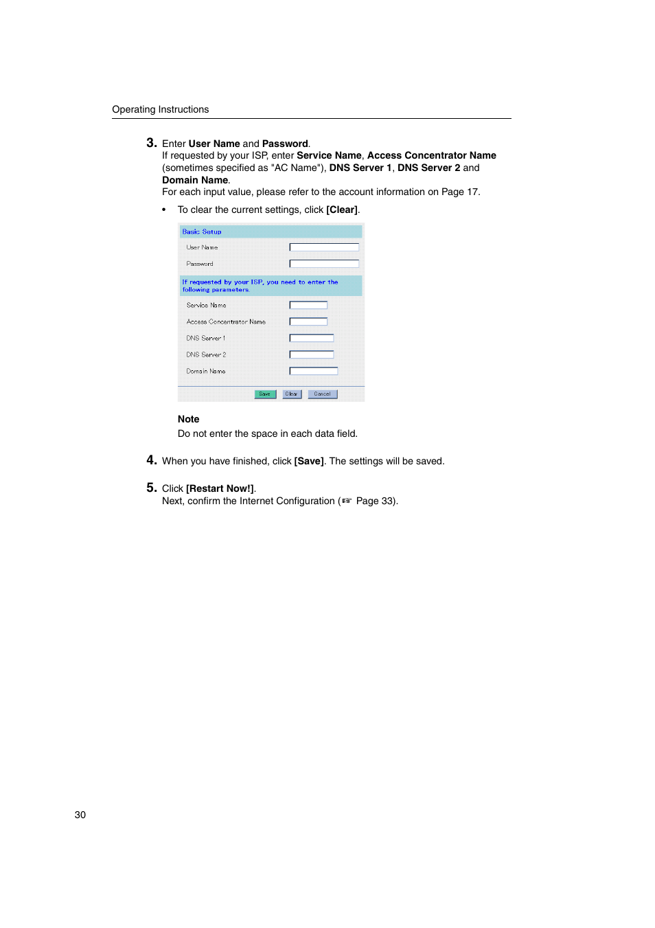 Panasonic KX-HGW600 User Manual | Page 30 / 152