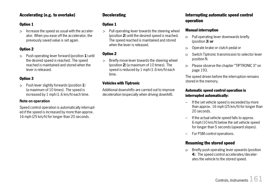 Porsche 911 Carrera User Manual | Page 163 / 355