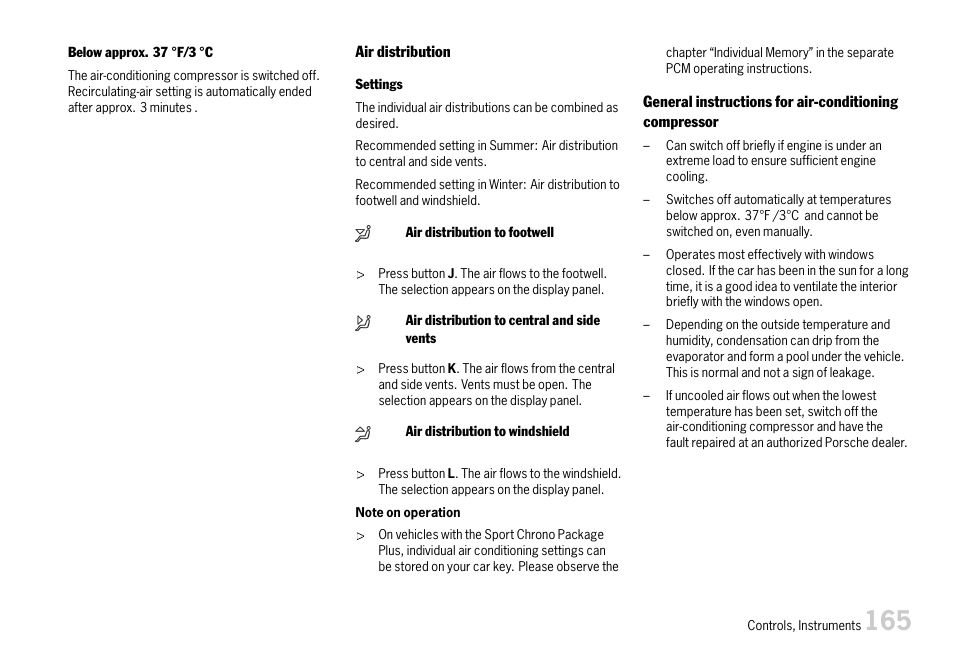 Porsche 911 Carrera User Manual | Page 167 / 355
