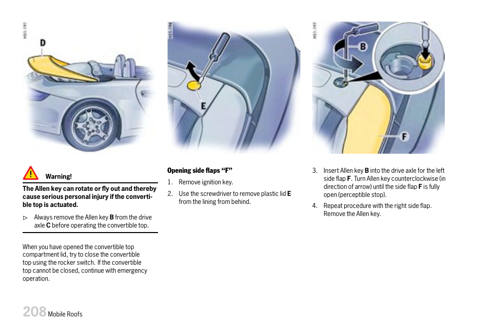 Porsche 911 Carrera User Manual | Page 210 / 355