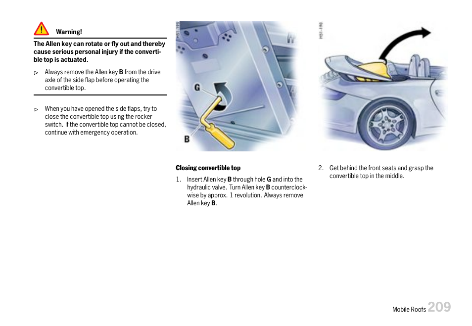 Porsche 911 Carrera User Manual | Page 211 / 355