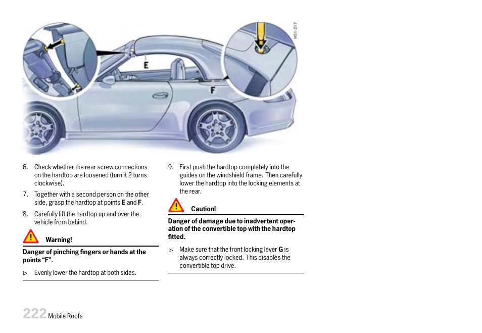 Porsche 911 Carrera User Manual | Page 224 / 355
