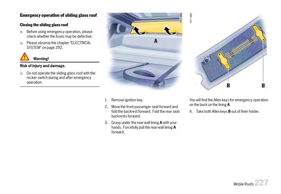 Porsche 911 Carrera User Manual | Page 229 / 355