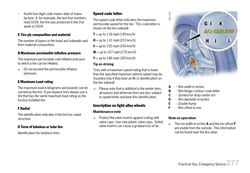 Porsche 911 Carrera User Manual | Page 279 / 355