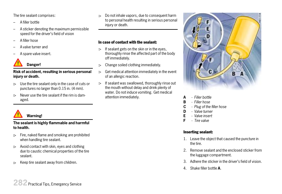 Porsche 911 Carrera User Manual | Page 284 / 355