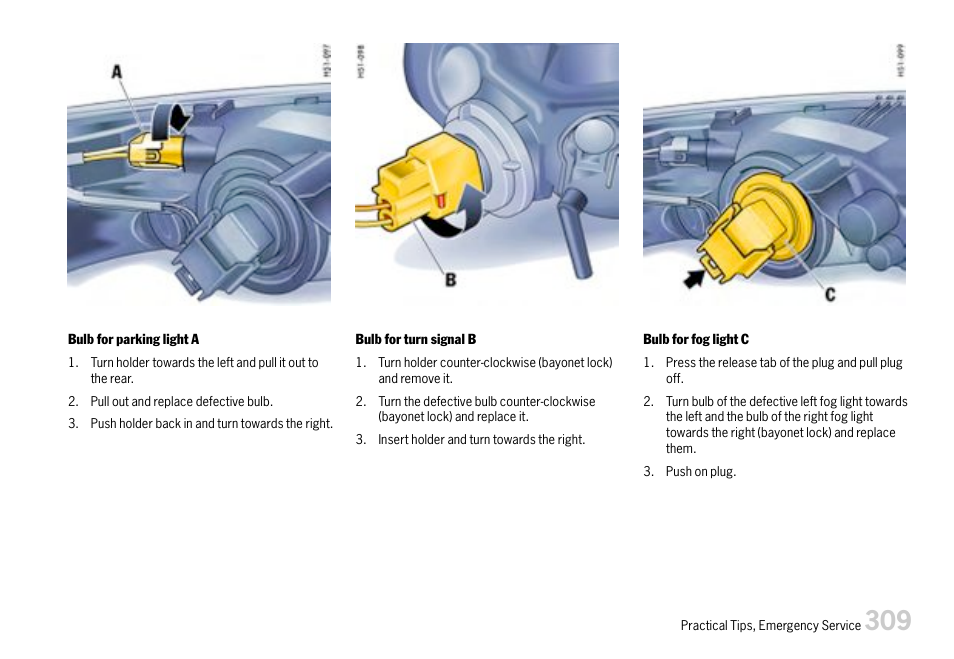 Porsche 911 Carrera User Manual | Page 311 / 355