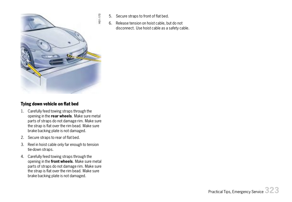Porsche 911 Carrera User Manual | Page 325 / 355