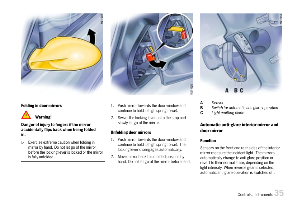 Porsche 911 Carrera User Manual | Page 37 / 355