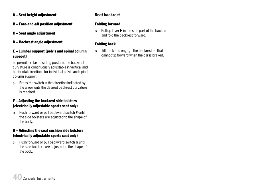 Porsche 911 Carrera User Manual | Page 42 / 355
