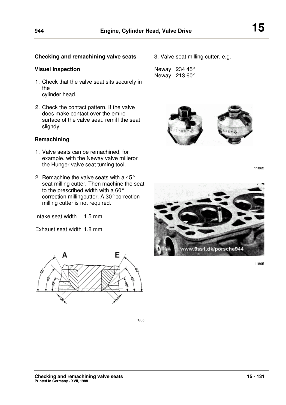 Porsche 944 User Manual | Page 105 / 167