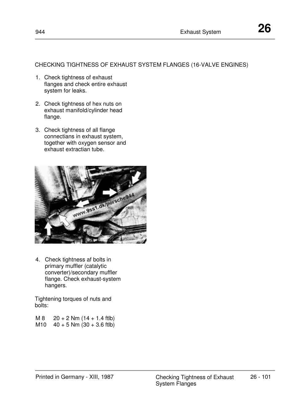 Porsche 944 User Manual | Page 125 / 167