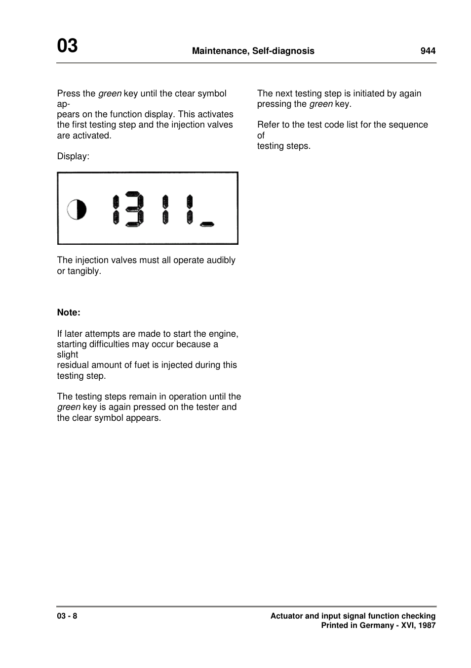 Porsche 944 User Manual | Page 20 / 167