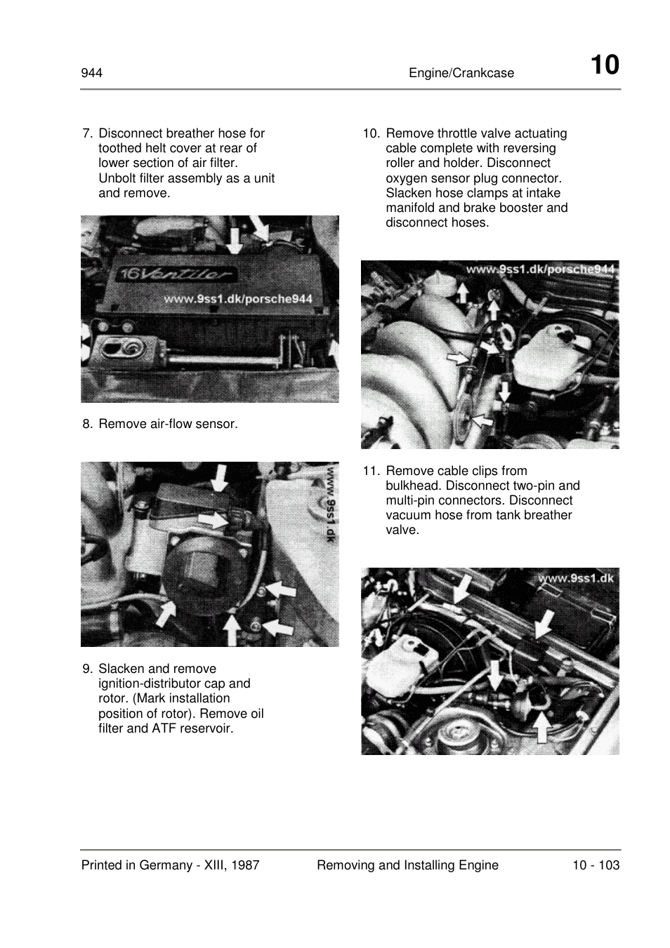 Porsche 944 User Manual | Page 59 / 167