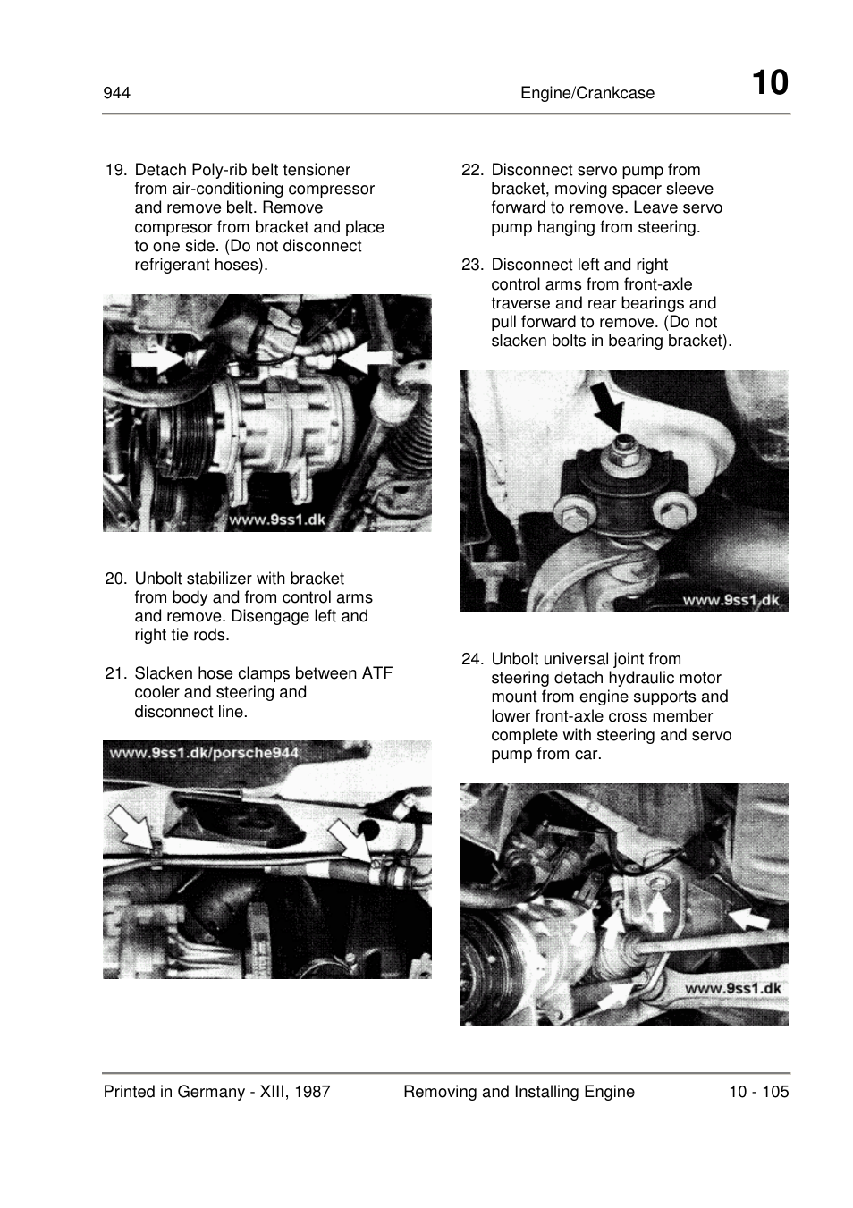 Porsche 944 User Manual | Page 61 / 167