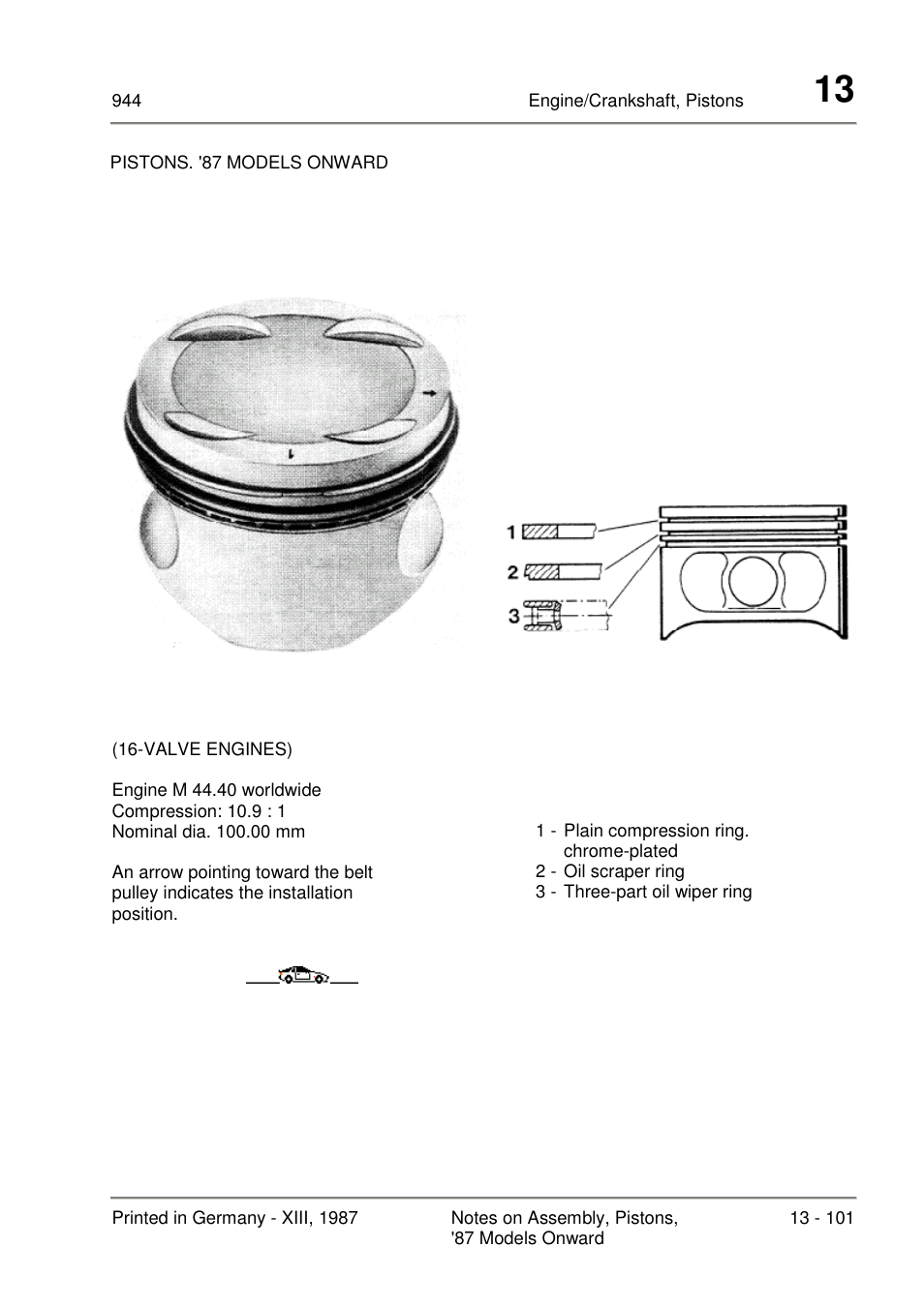 Porsche 944 User Manual | Page 65 / 167