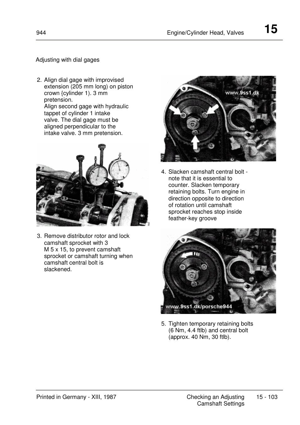 Porsche 944 User Manual | Page 73 / 167